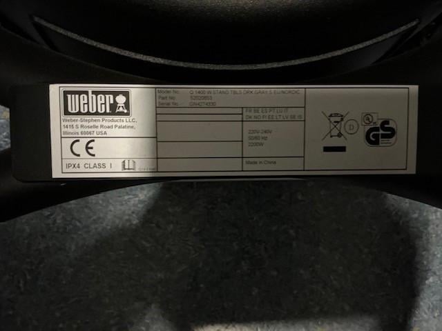 Weber Electrische BBQ en Weber Vuurhaard