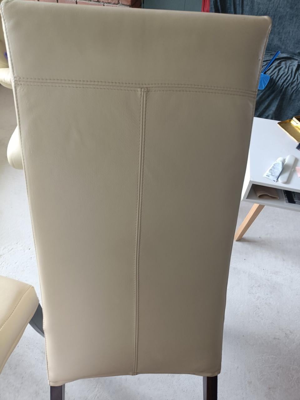 Witleren eetkamerstoelen 4