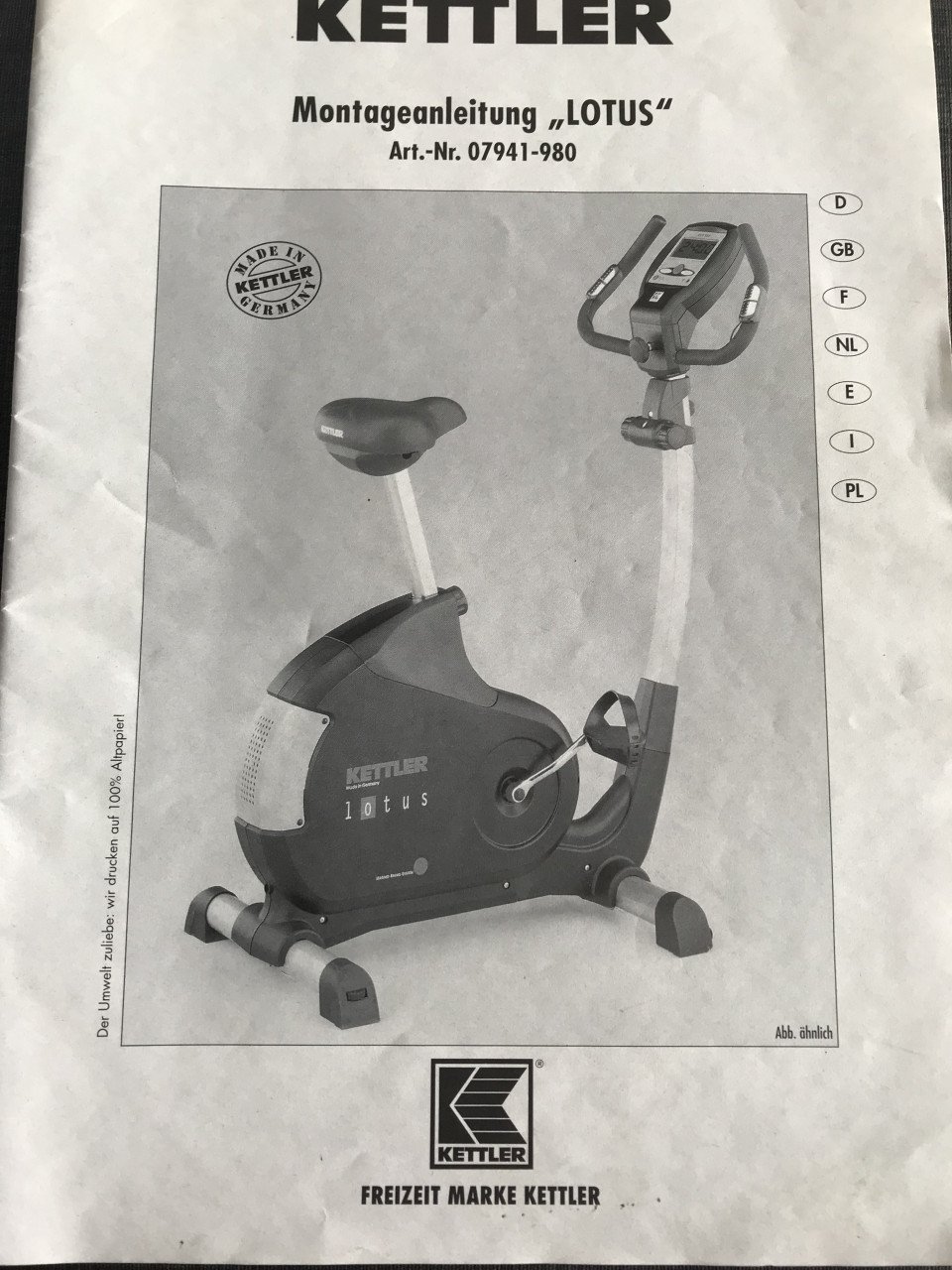 Kettler hometrainer