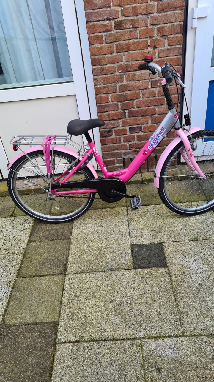 Meisjes fiets Girls Fun-24 inch- met 3 versnellingen- 9 -13 jaar