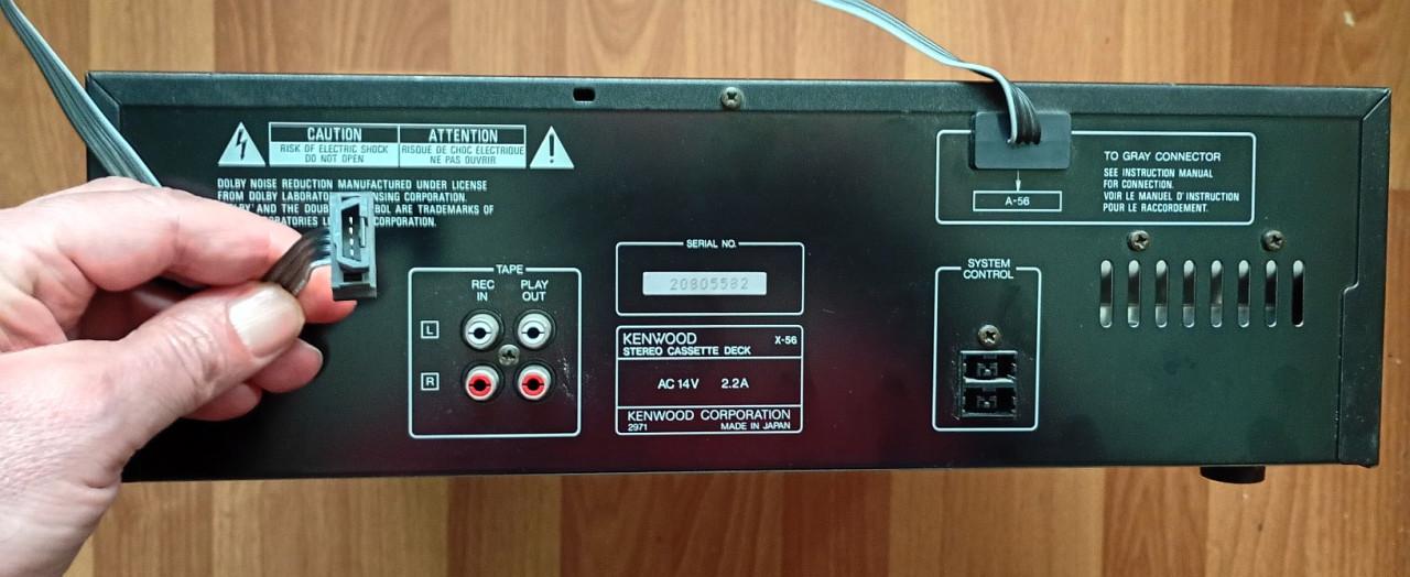 Gratis dubbel cassettedeck