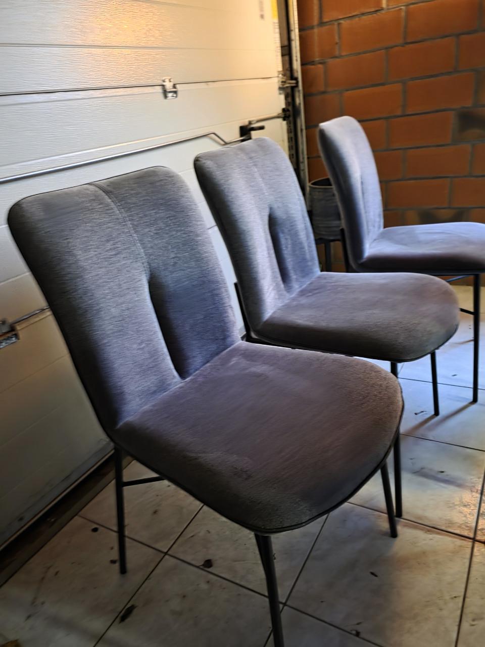6x Xooon Quint eetkamerstoelen Antraciet