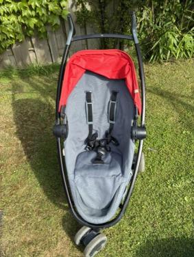 Quinny Zapp Flex buggy met ligstand grijs/rood