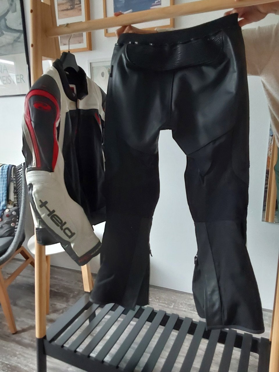 Lederen motorpak Held