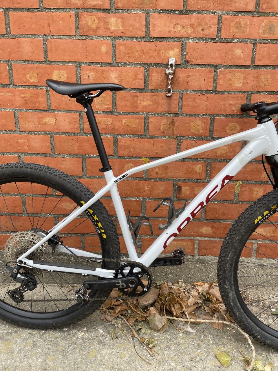 Orbea alma met carbon voorvork en dt swiss wielen