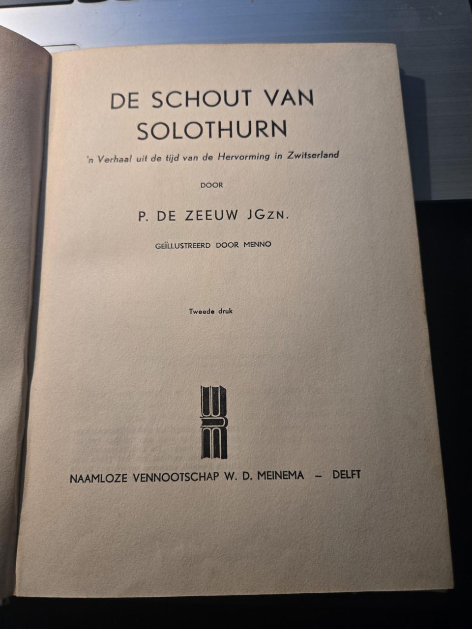 Boek: De schout van Solothurn 1960 2e druk