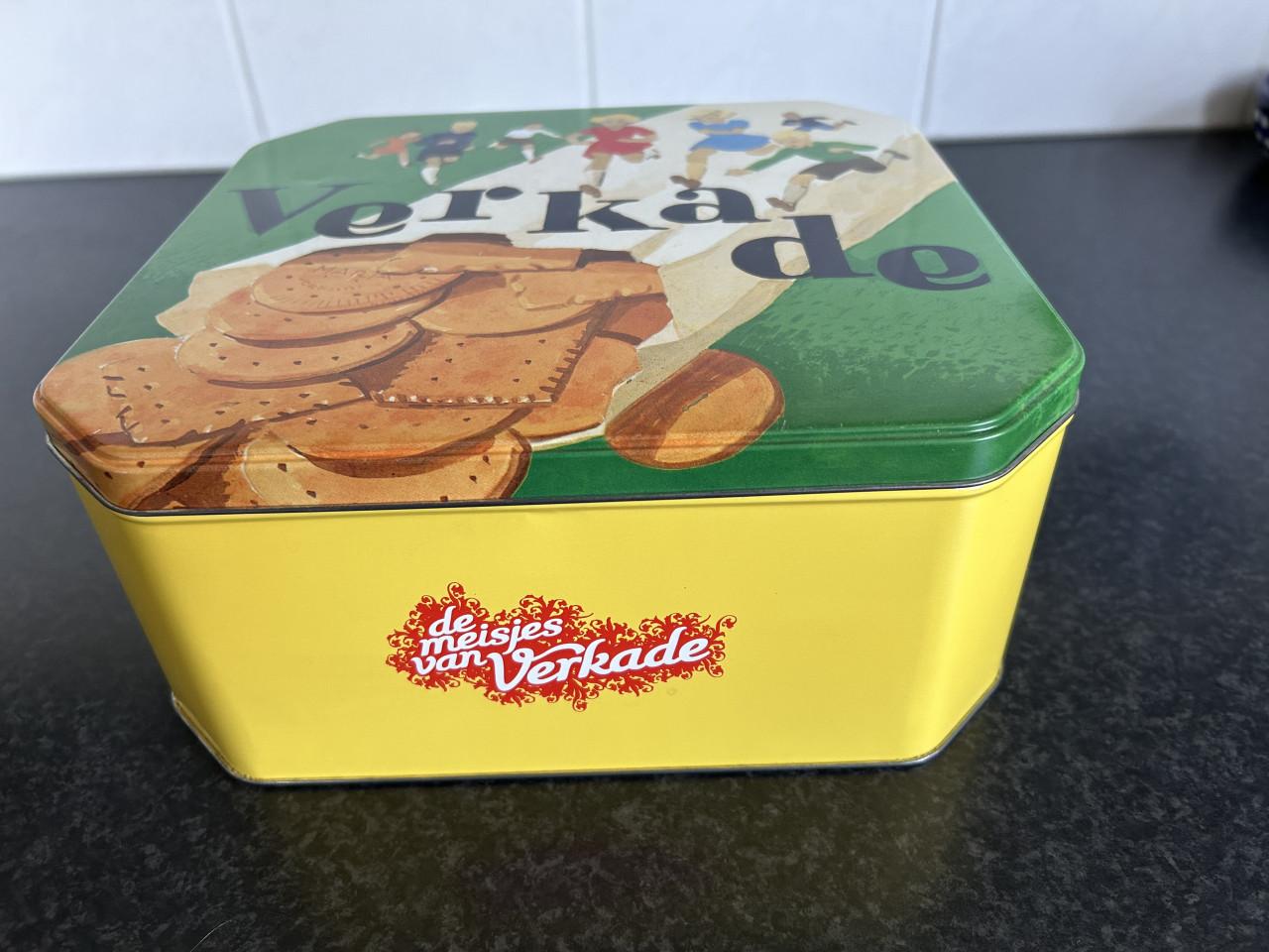 Verkade koekblik/koektrommel
