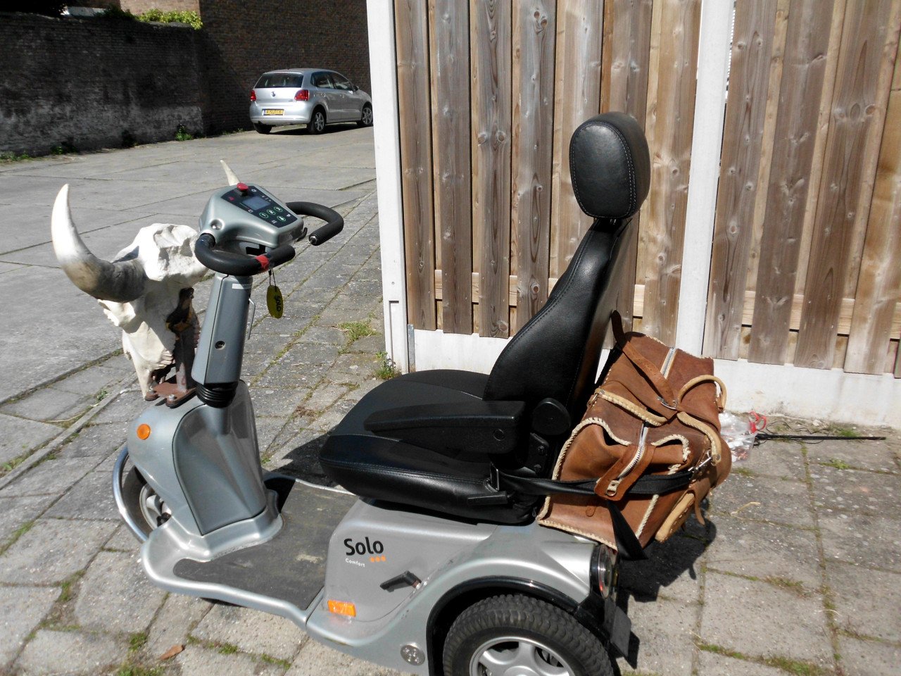 Heel bijzondere scootmobiel