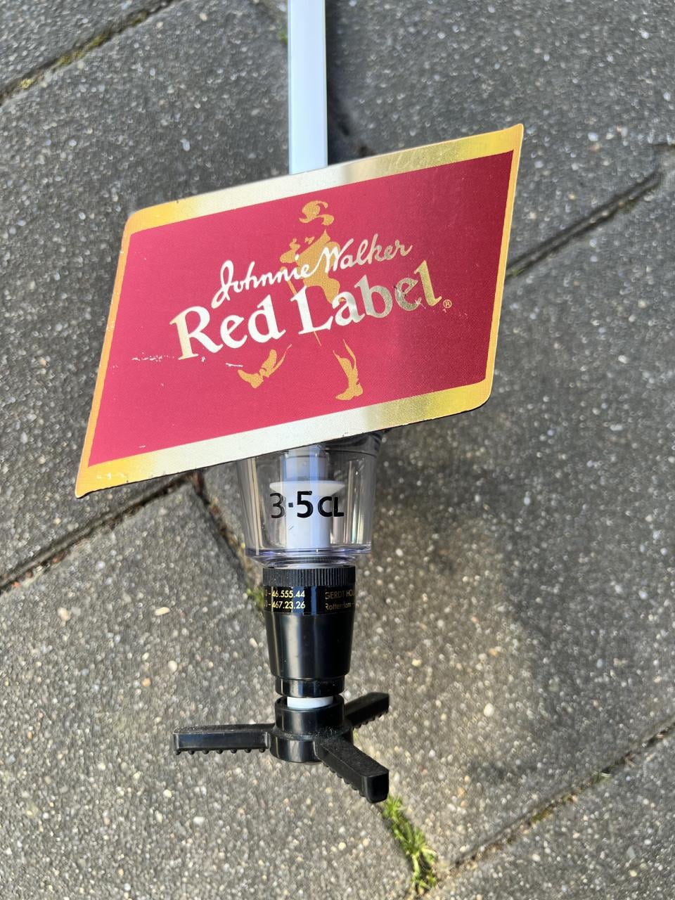 Johnny Walker muurbeugel+dispenser