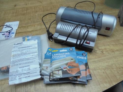 Lamineer apparaat, 2 stuks