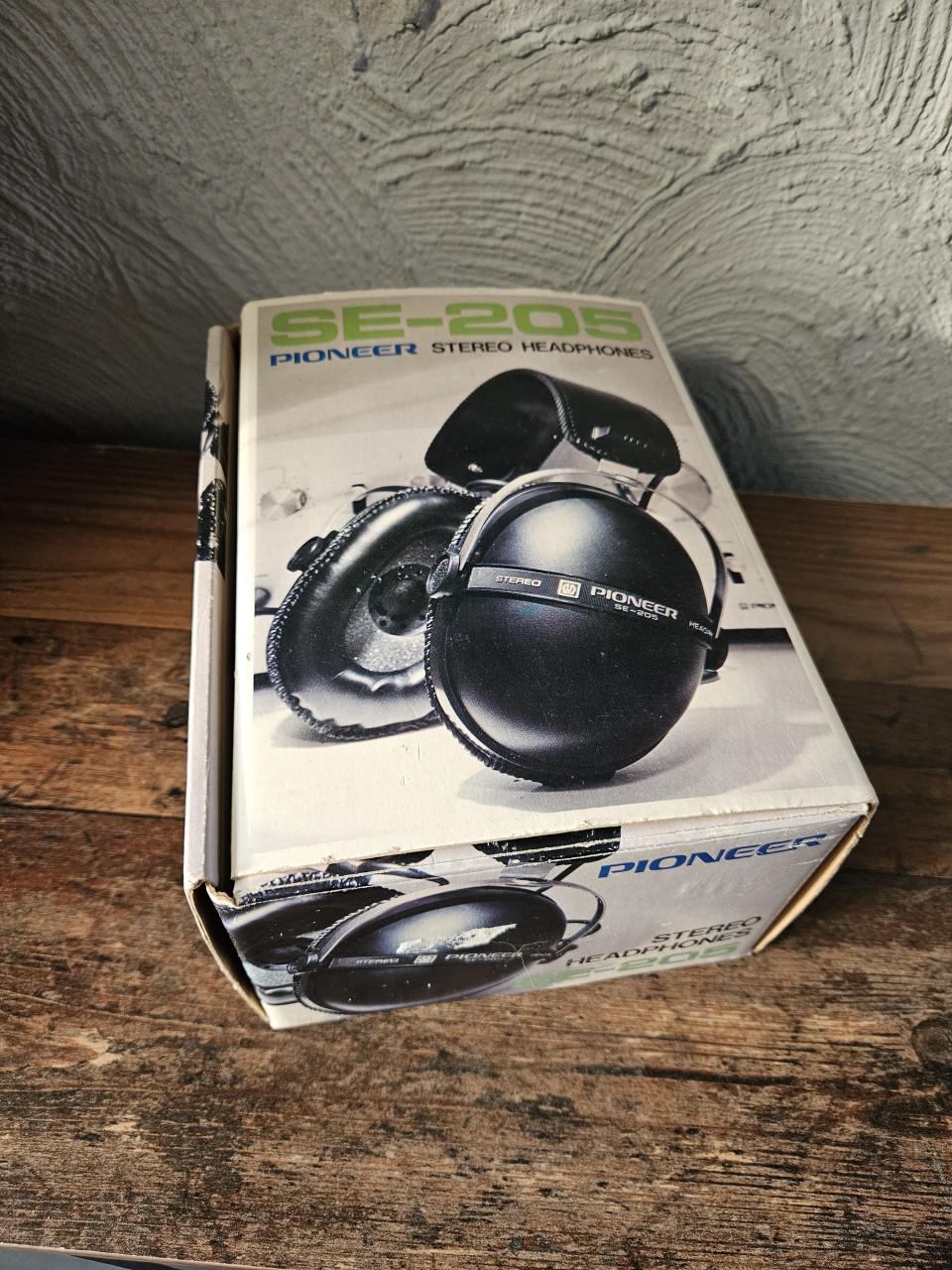 Pioneer SE-205 Vintage Stereo Hoofdtelefoon met Doos