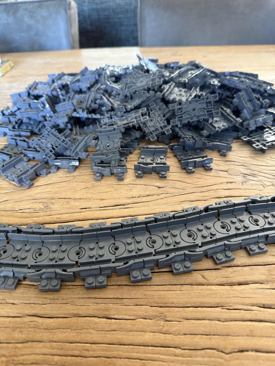 Lego trein rails flexibel Lego onderdeel no 64022