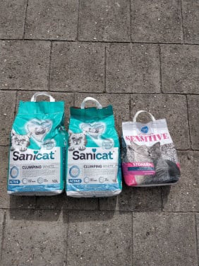 Kattenbakkorrels nog nieuw!