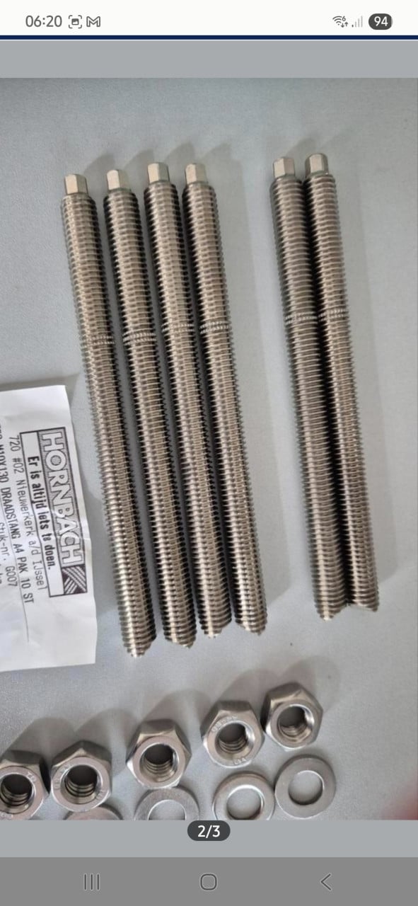 Chemische verankering set, wegens overbodig!