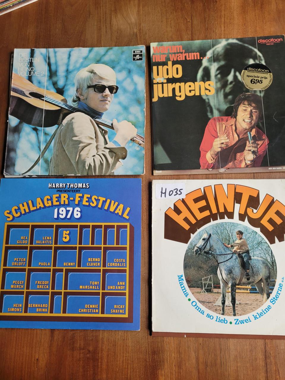 LP'S Duitstalig, Schlager. 12 stuks.