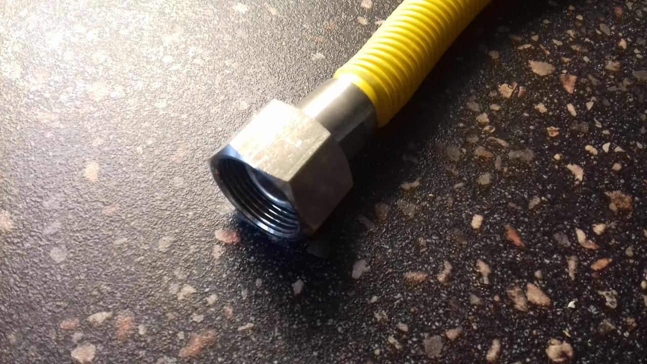 RVS gasslang die levenslang meegaat 60 cm