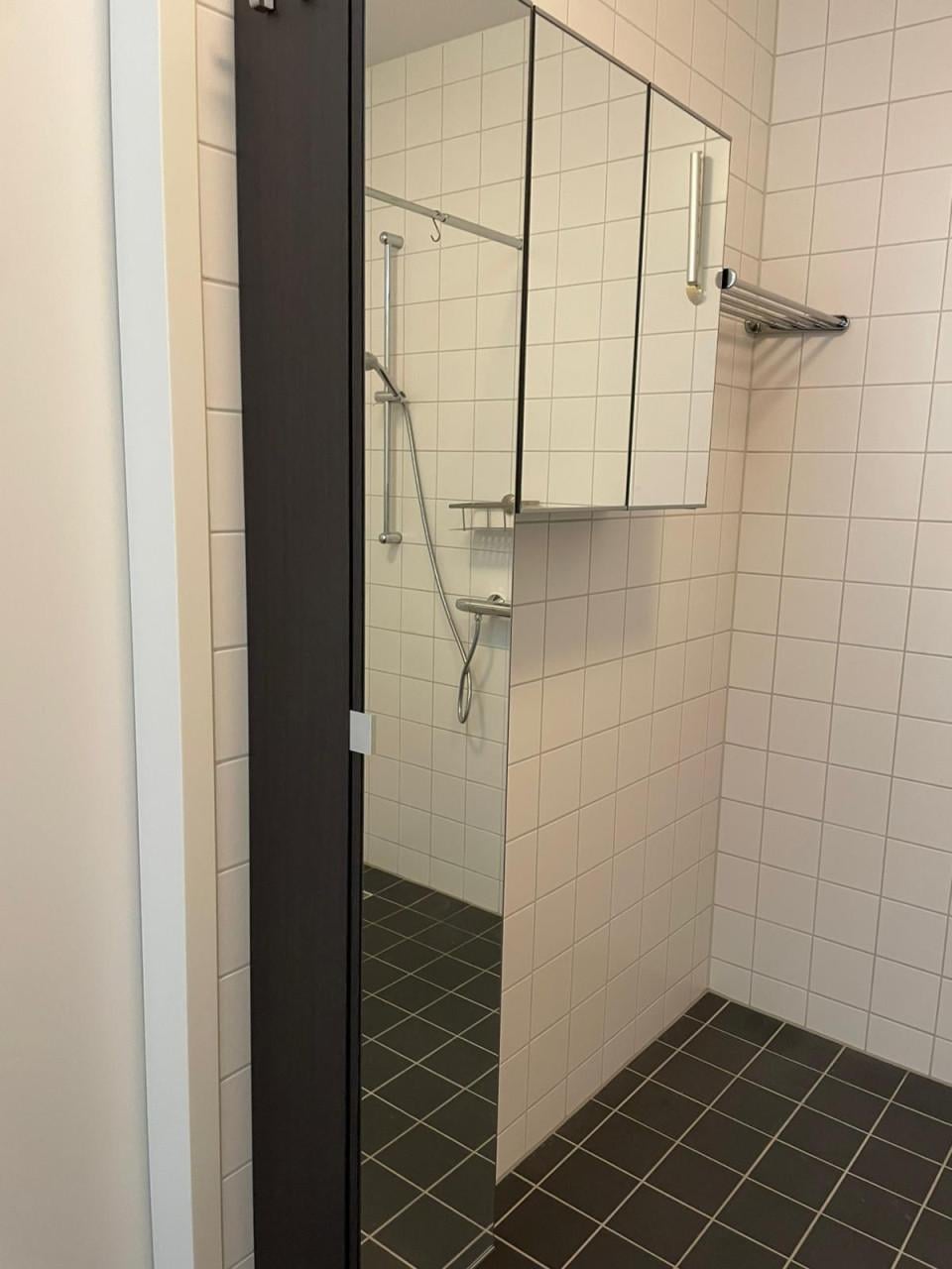 Wandkastenset / badmeubel met spiegeldeuren