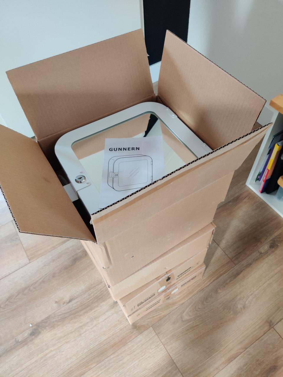 5 x Metalen opbergkastjes Ikea