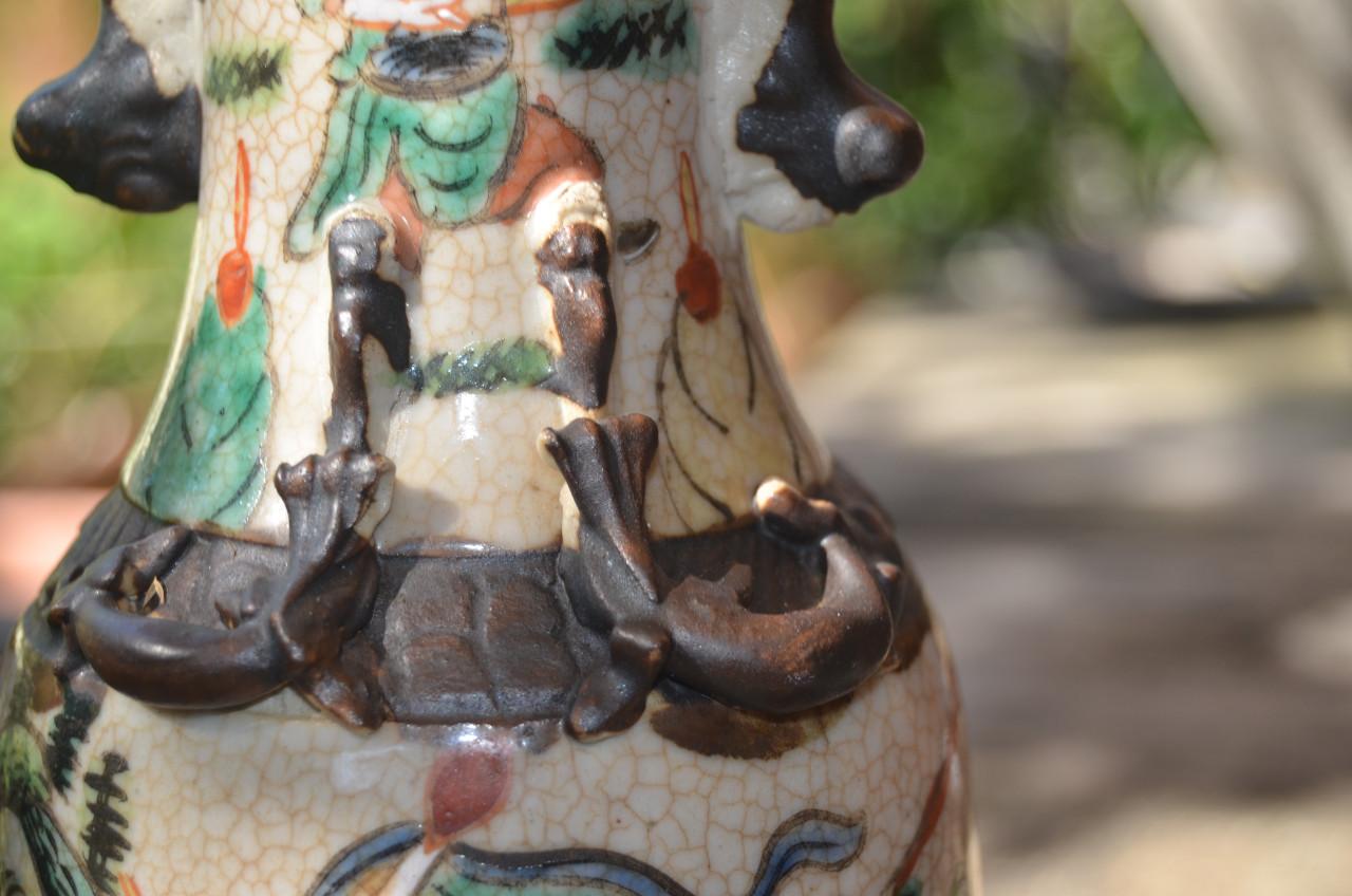 Nanking Chinese vaas / pot 19e eeuws