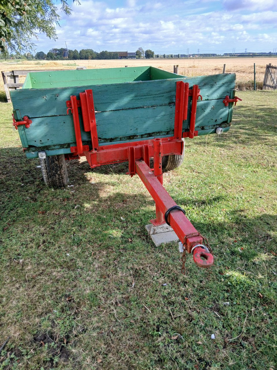 Aanhanger landbouw kiepbaar