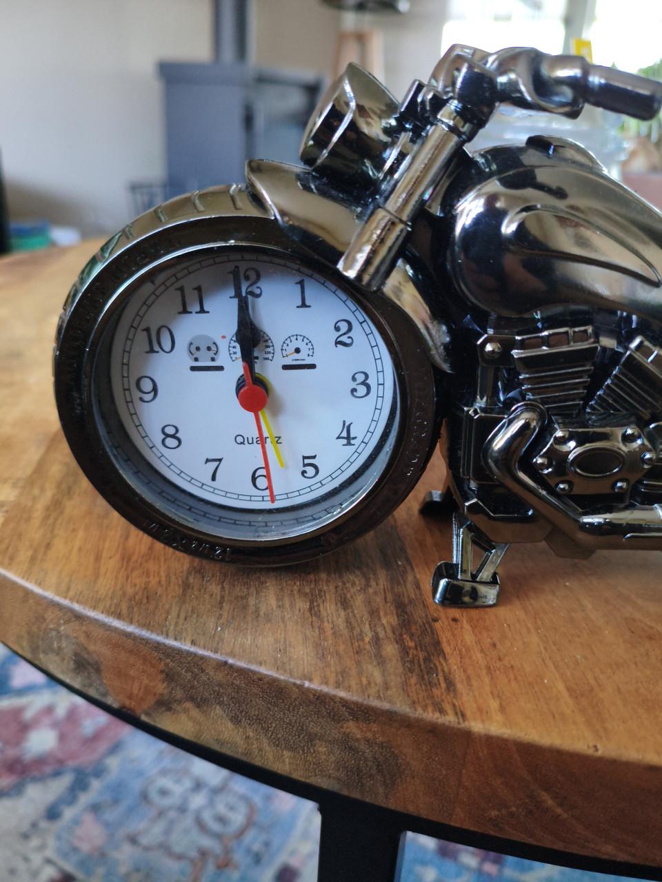 Wekkertje motorfiets kunststof.