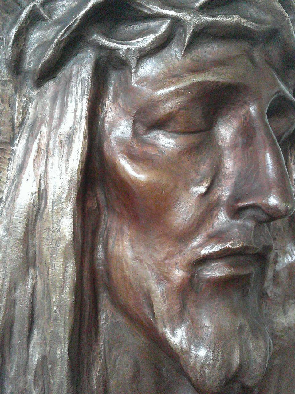 GESIGNEERDE RELIGIEUZE ART DECO PLAQUETTE JAREN '20