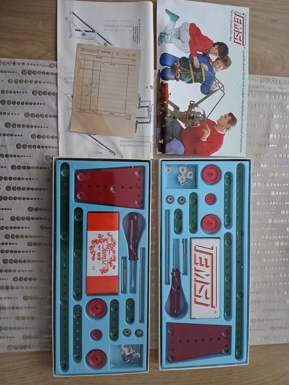Vintage TEMSI + TEMSI 1A Constrctie Speelgoed