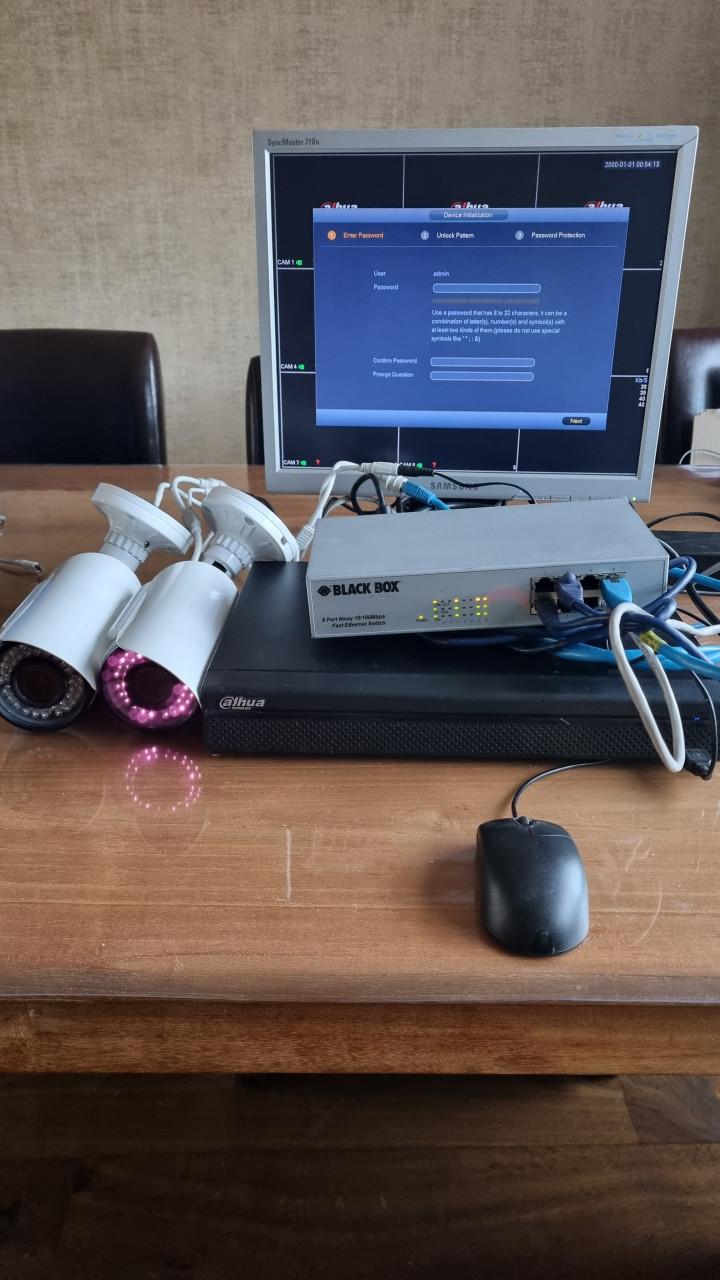 Dahua camera bewaking set