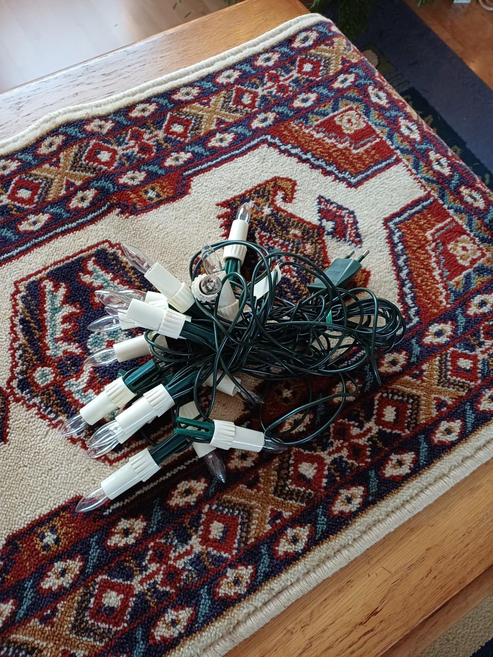 Kaars kerstboom lampjes 16 stuks