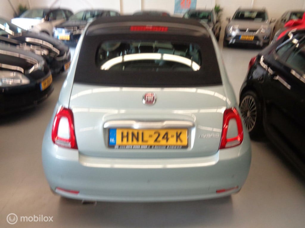 Fiat 500 C 1.0 hybrid launch edition/airco/16''lm velgen/half leer/1st eig/