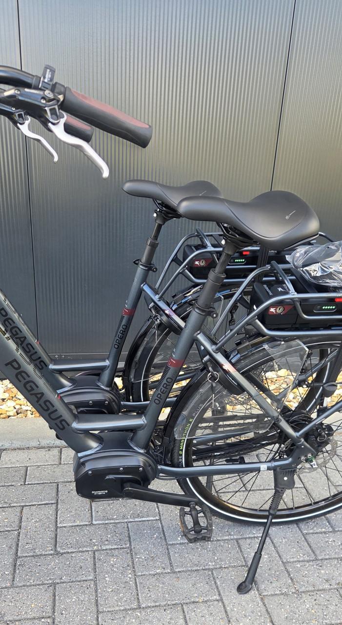 Mooie set Pegasus Opero Evo 5 Di2 Luxe  hybride  418Wh accu 50cm