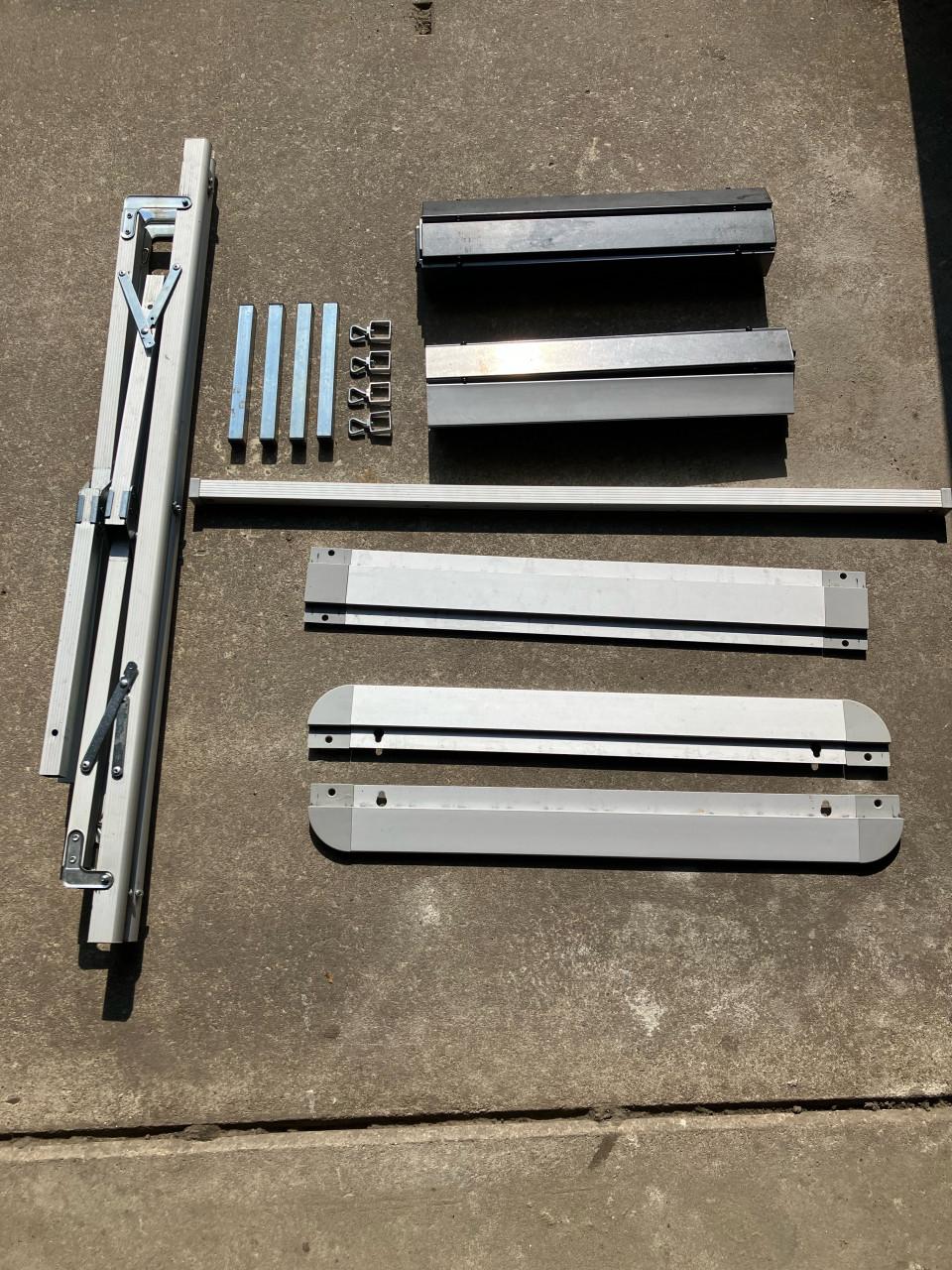 Lichtgewicht camping tafel.