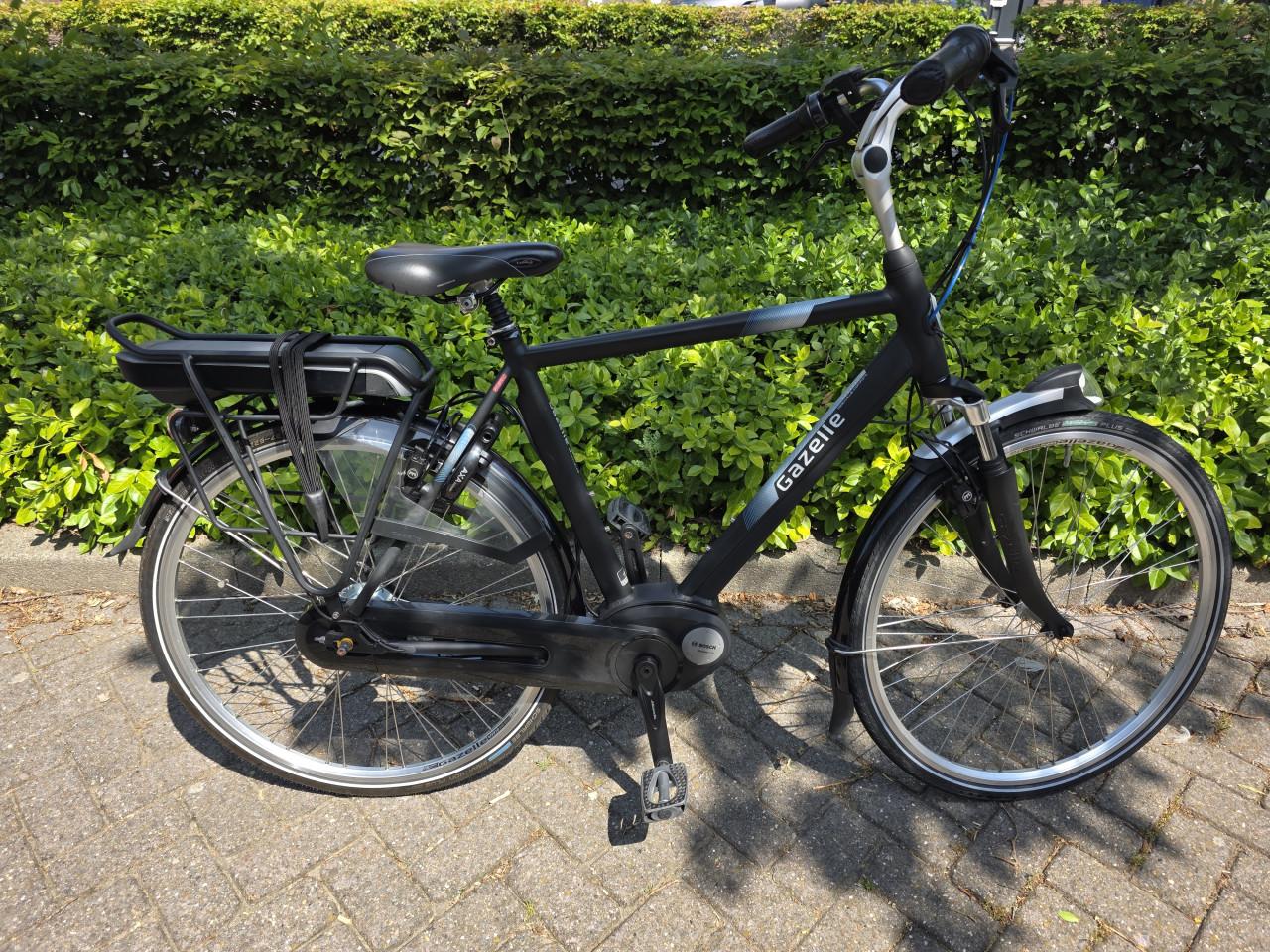 Schitterende Gazelle elektrische heren fiets met Bosch middenmotor