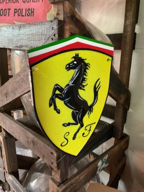 Ferrari schild ( gietijzer )
