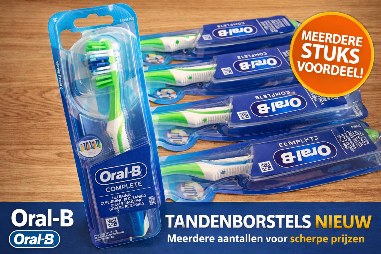 Nieuwe Oral-B Complete tandenborstels