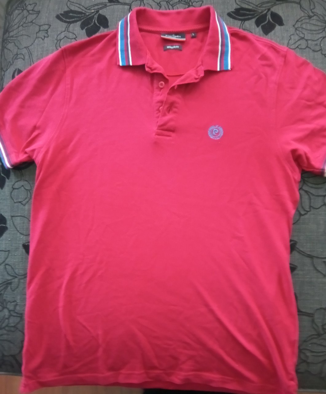 Rood poloshirt Pierre Cardin