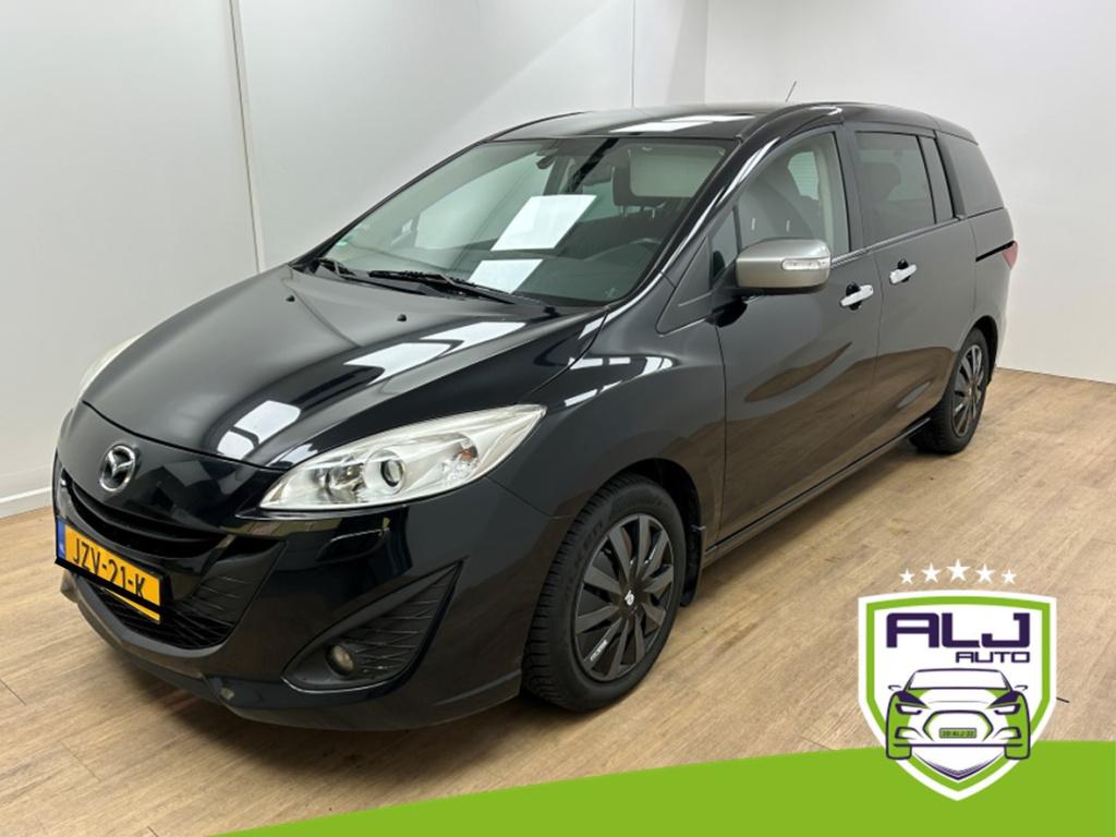 Mazda 5 occasion 1.8 ts | zwart | tweedehands 5 | bluetooth audio | airco |
