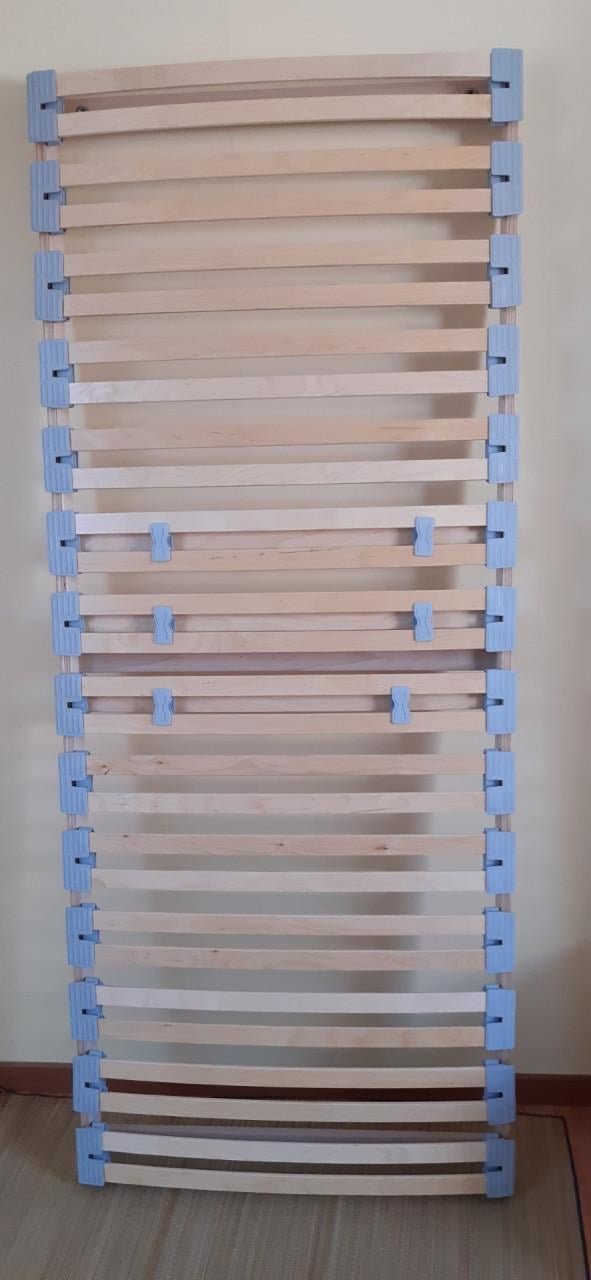 Houten lattenbodem 80 x 200 cm.