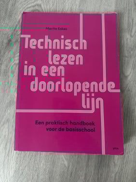 Boek technisch lezen in een doorlopende lijn