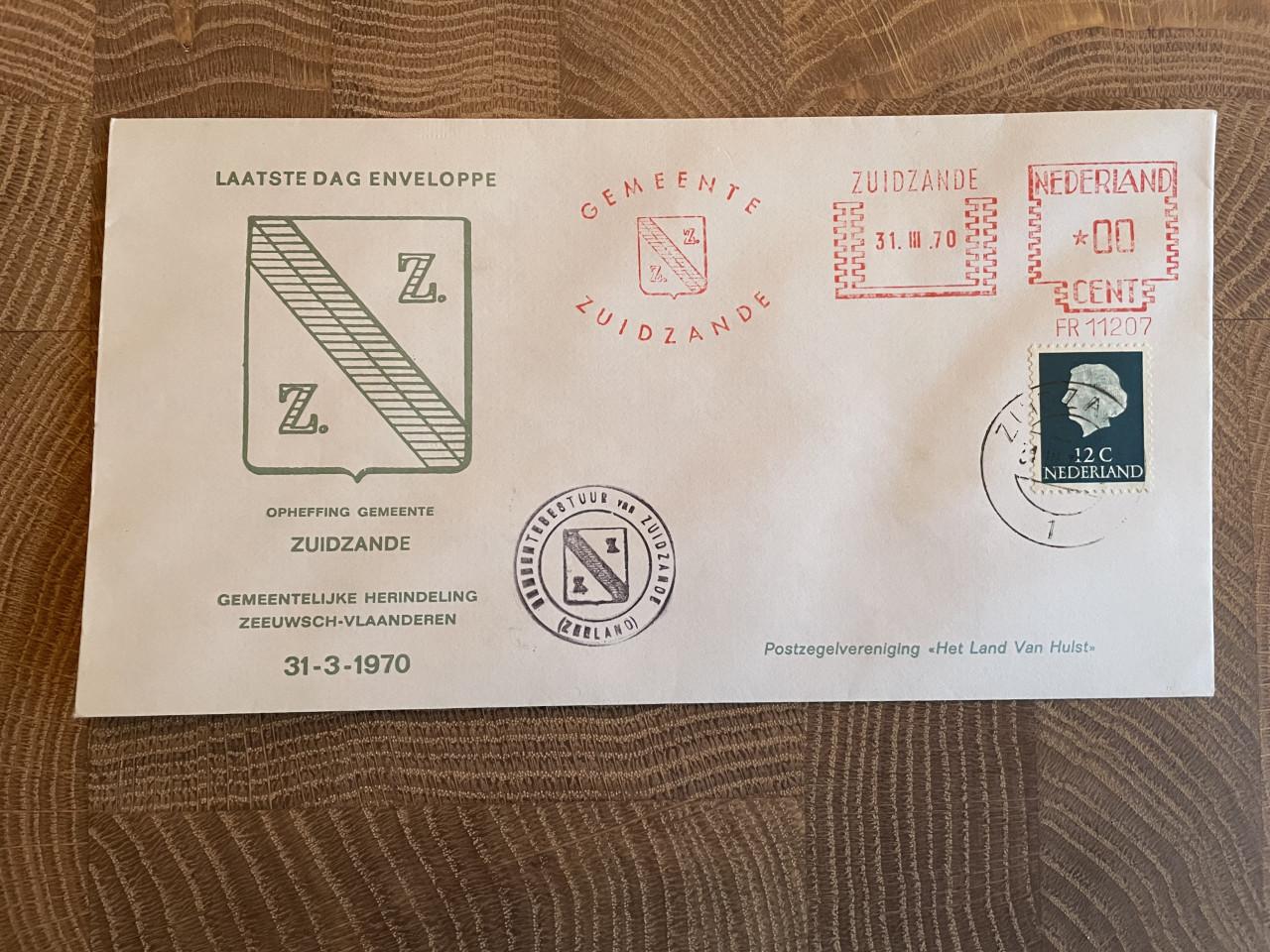 Set laatste dag enveloppen Zeeuws-Vlaanderen