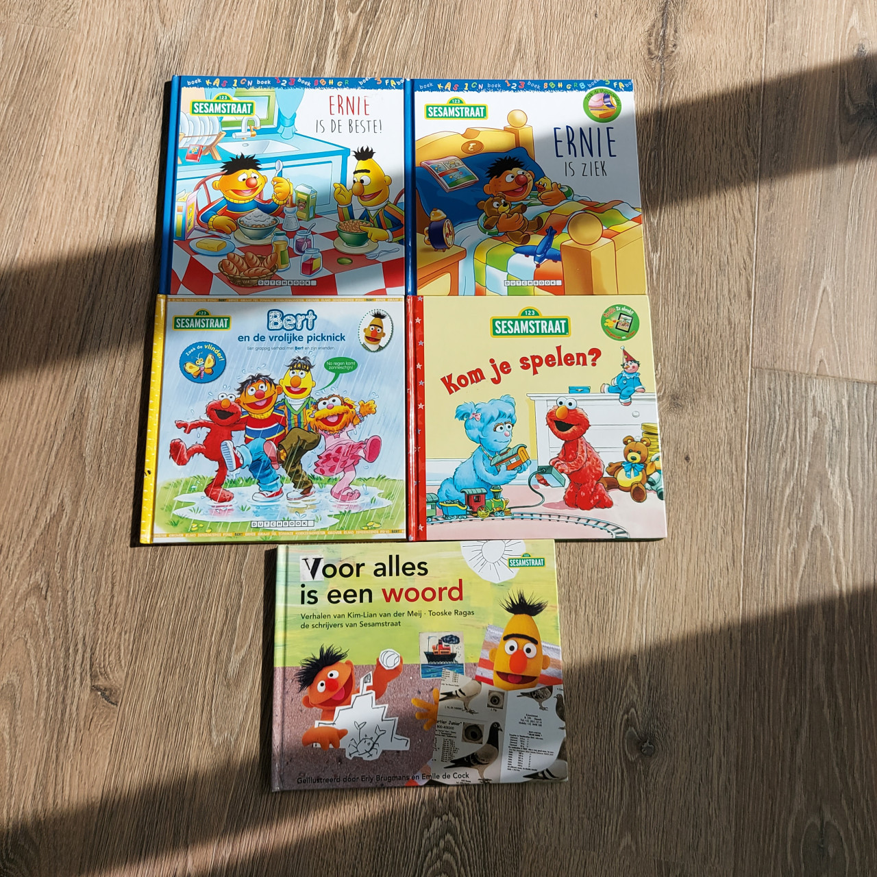 Mooie boekjes van sesamstraat