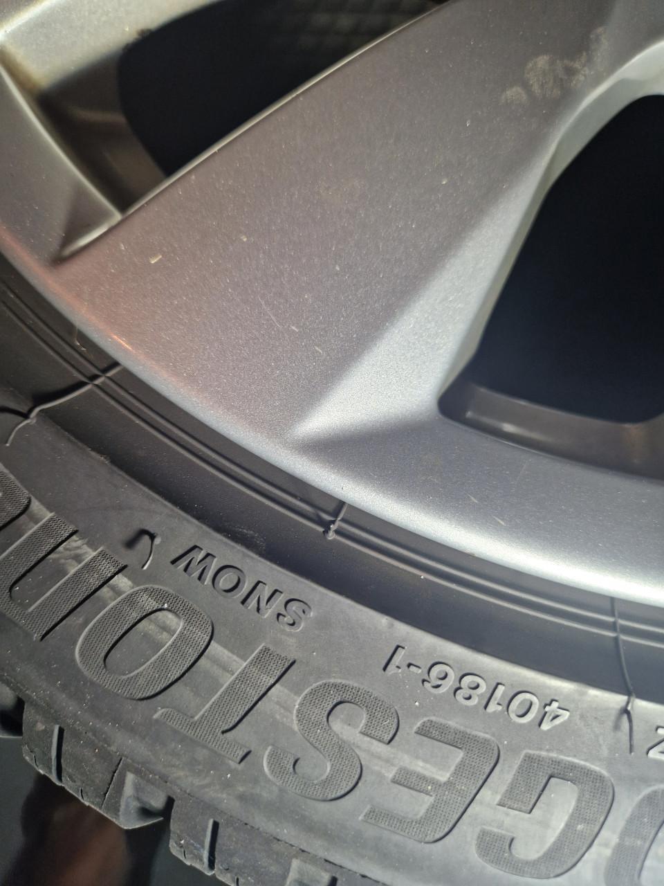 Winterbanden op velg bmw 1serie f21 tmps