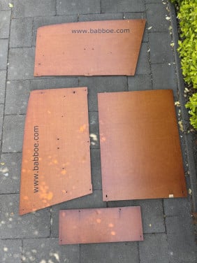 Babboe Big (E) nieuwe houtpanelen