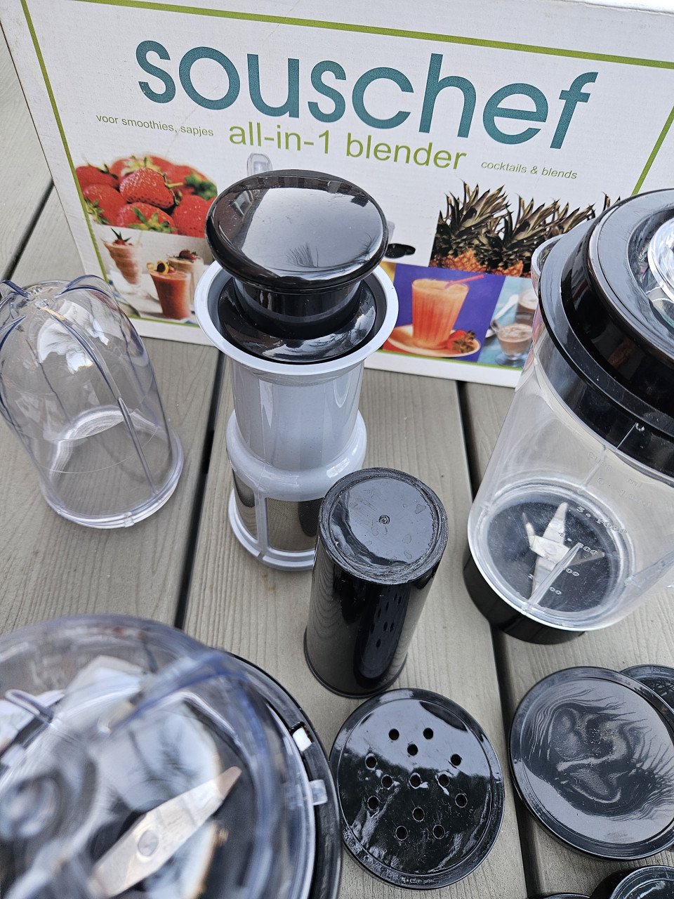 Zgan groot Souschef all-in-1blender-set alles zit nog in de doos...