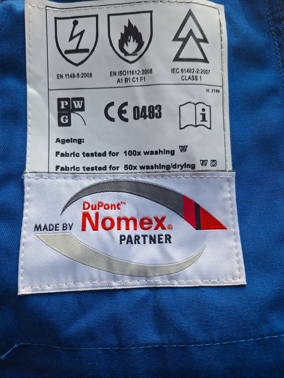 3x Werkkleding jas en broek zomer nomex3