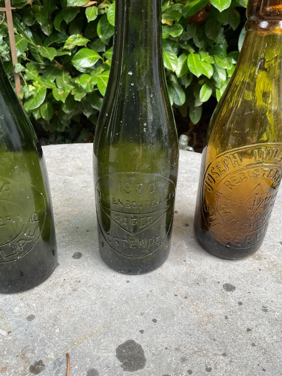 Antieke bierflesjes