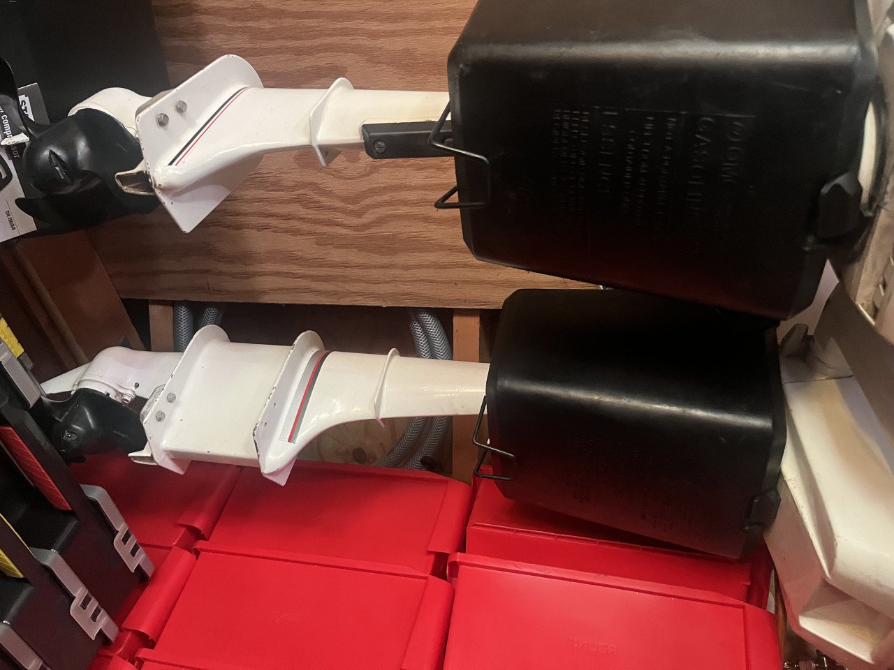Diverse lichte buitenboordmotoren (4 stuks voor 625 euro)