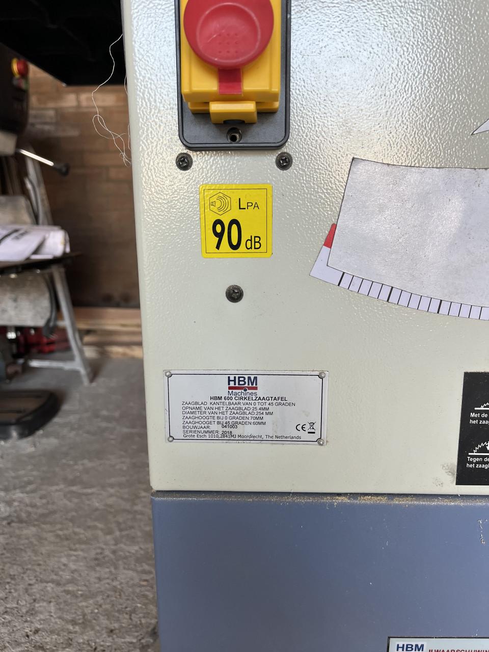 Zaagtafel (HBM) met afzuigsysteem