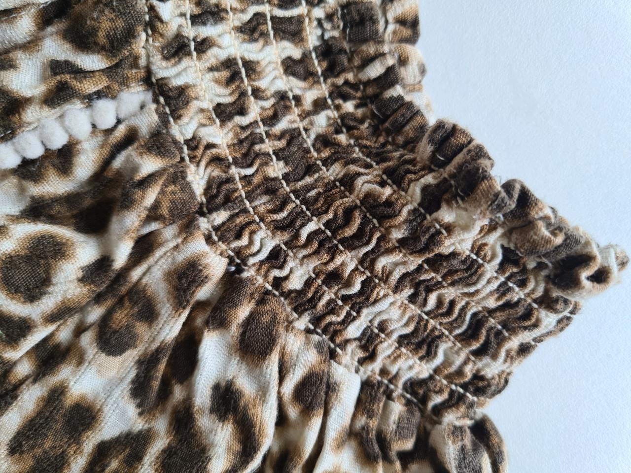 Vingino tijgerprint blouse Mt 12 (146-152)