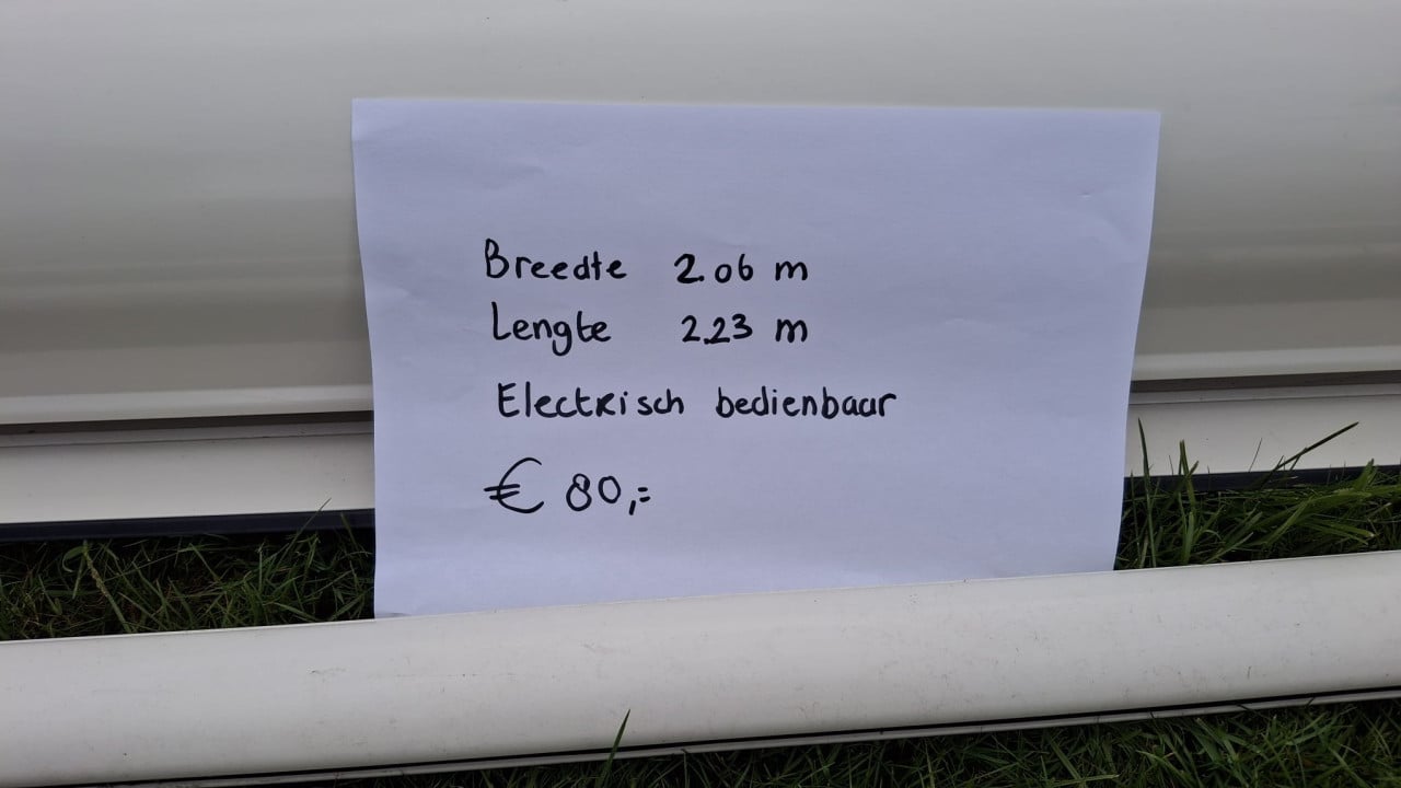 Rolluik electrisch bedienbaar